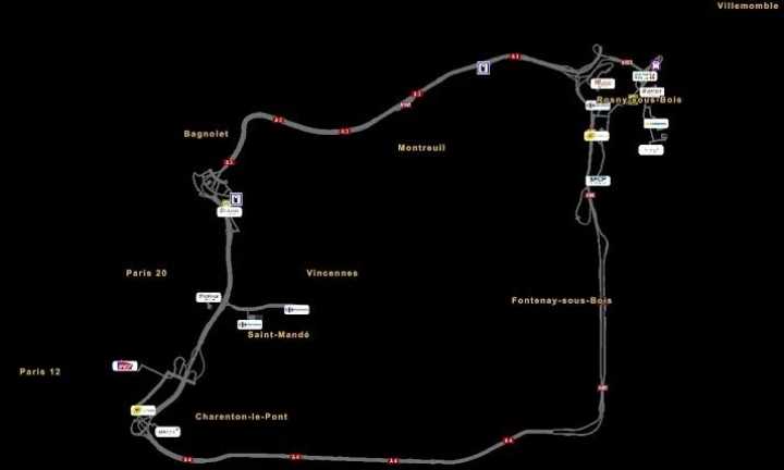 Ile De France Map ETS2 1.46