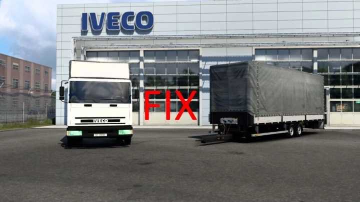 Iveco Eurocargo + Trailer Fix ETS2 1.46