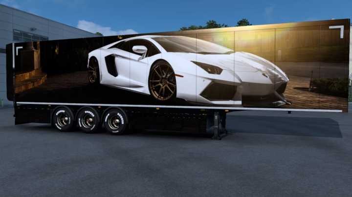 Lamborghini Aventador Trailer Skin ETS2 1.46