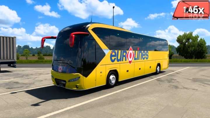 Neoplan New Tourliner 2021 Eurolines Skin ETS2 1.46