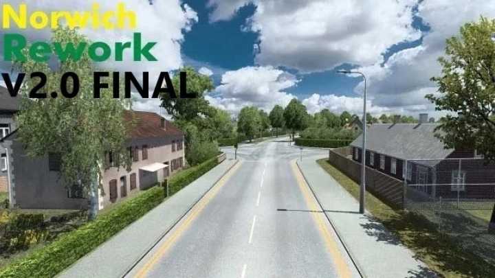Norwich Rework – Promods Addon Map ETS2 1.46