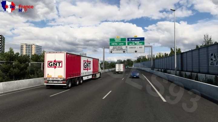 Paris Suburbs Map 1:1 V0.0.5 ETS2 1.46