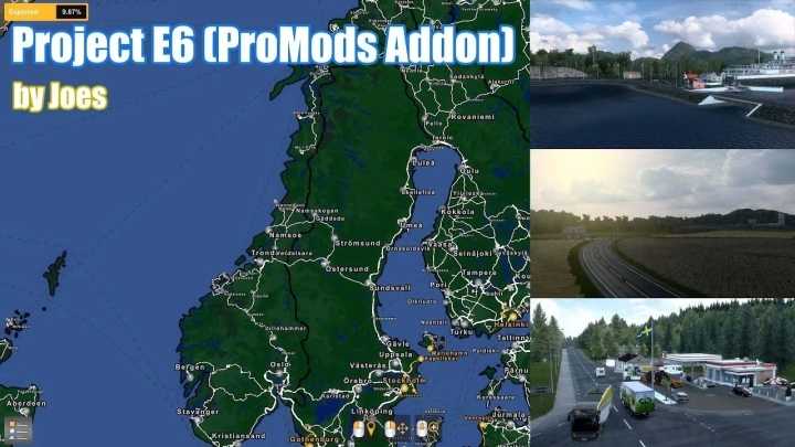 Project E6 – Promods Addon V2.1 ETS2 1.46