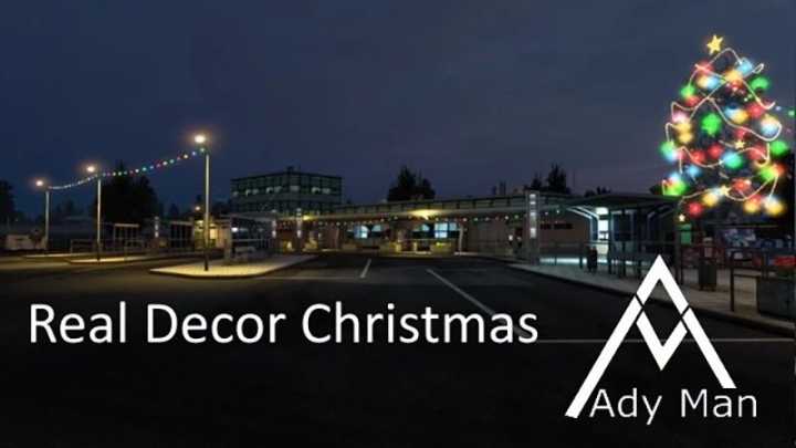 Real Christmas Decor V2.0.1 ETS2 1.46