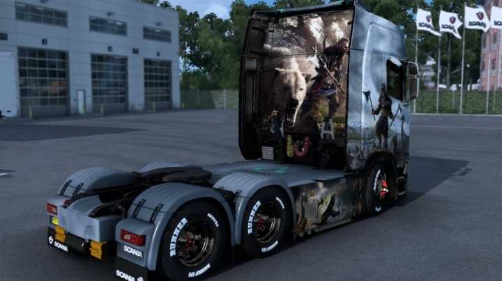 Scania Assassins Creed Valhalla Skin ETS2 1.46