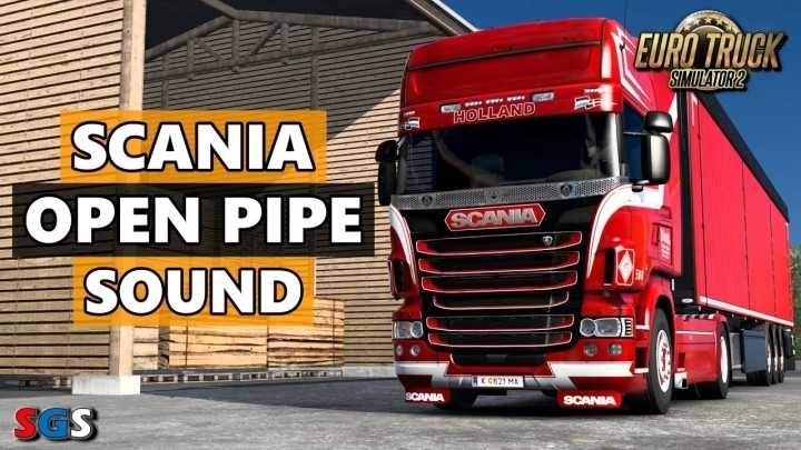 Scania L6 Openpipe Engine Sounds V4.0 ETS2 1.46