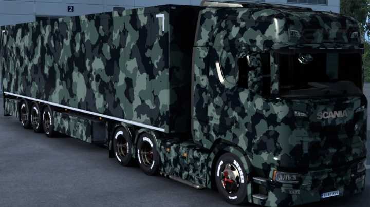 Scania Military Skin ETS2 1.46