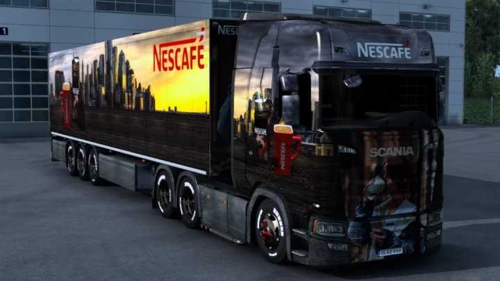 Scania Nescafe Skin Pack ETS2 1.46