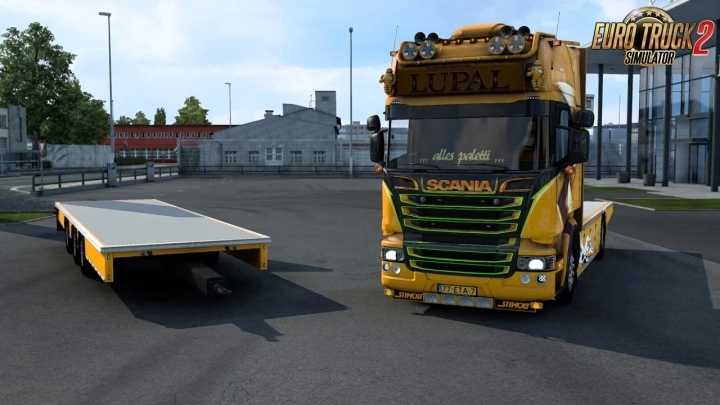 Scania R730 Lupal Edition + Trailer V1.6 ETS2 1.46