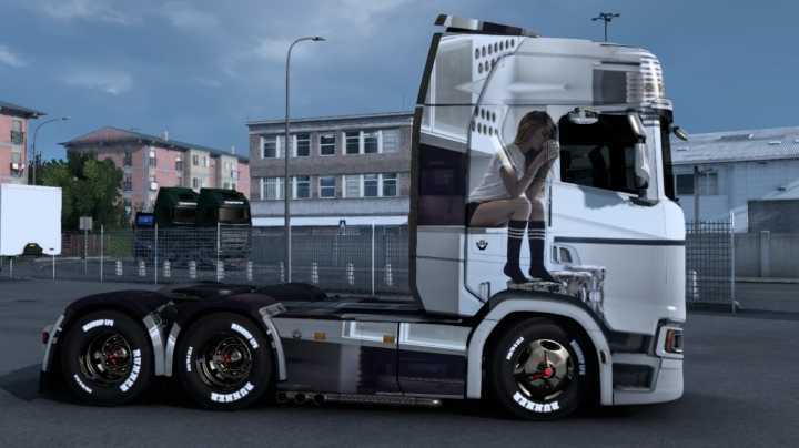 Scania Woman Skin ETS2 1.46