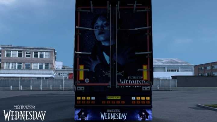 Wednesday ( Netflix Tv Series ) Scania Skin ETS2 1.46