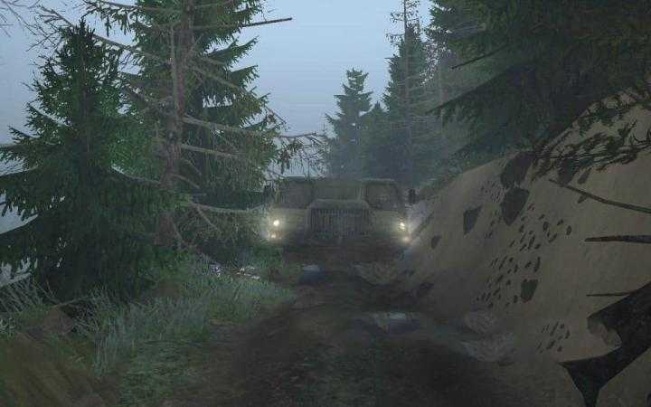 SpinTires Mudrunner – There on Narrow Paths Map V1.0