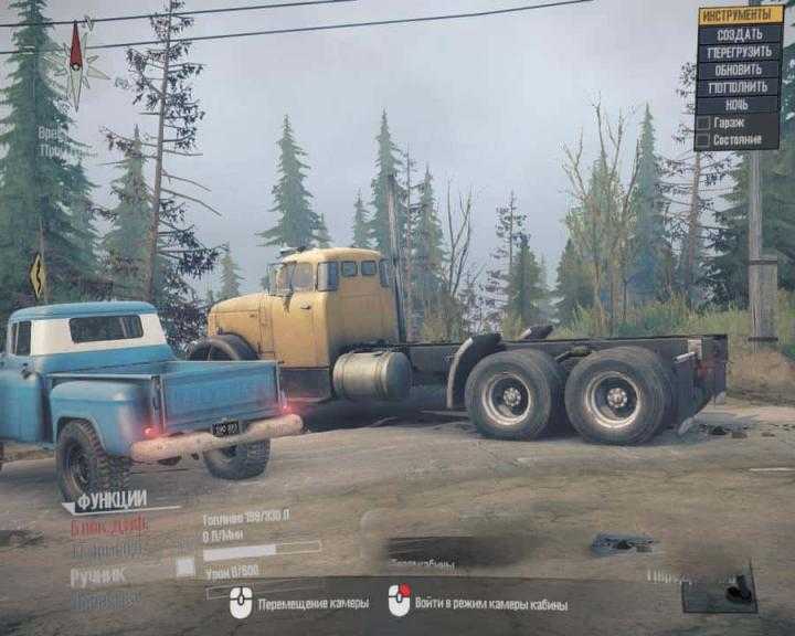 SpinTires Mudrunner – GMC DW950 and Chevrolet Napco 3100 with Textures and Encoded Mesh v1.0