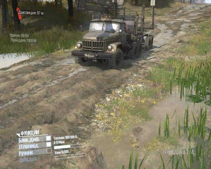 SpinTires Mudrunner – Manual Gearbox on The Keyboard V10.06.19