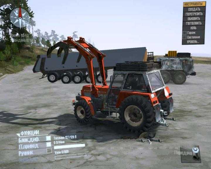 SpinTires Mudrunner – Case Ih 160 CVX Tractor