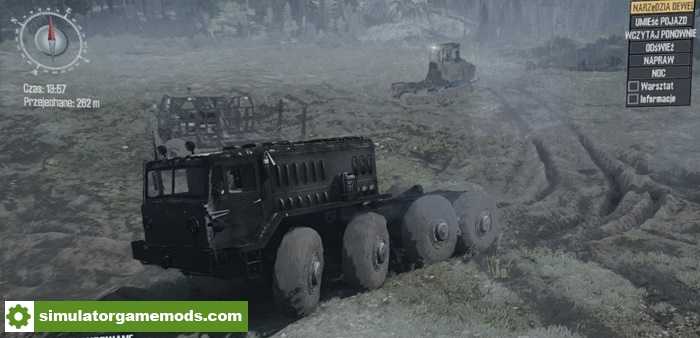 SpinTires Mudrunner – Sounds of The Engine Maz-535/537