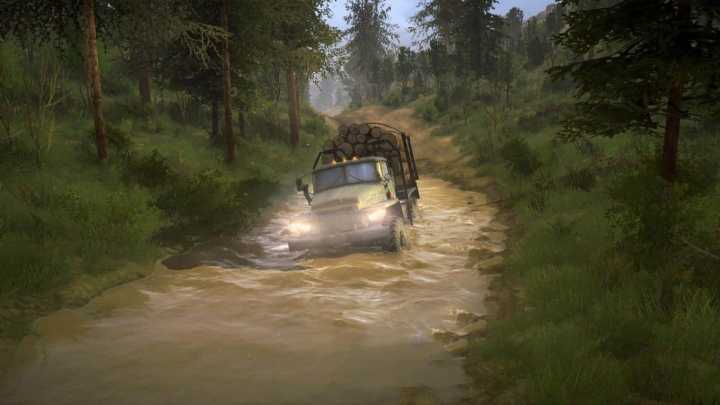 Flaming Mountain Map Mudrunner