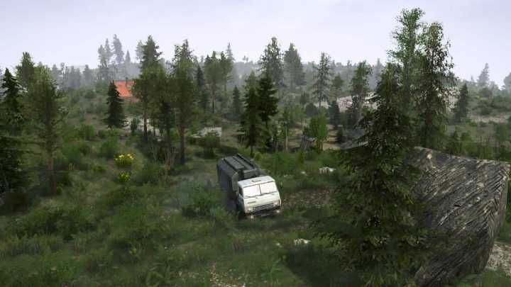 Flaming Mountain Map Mudrunner