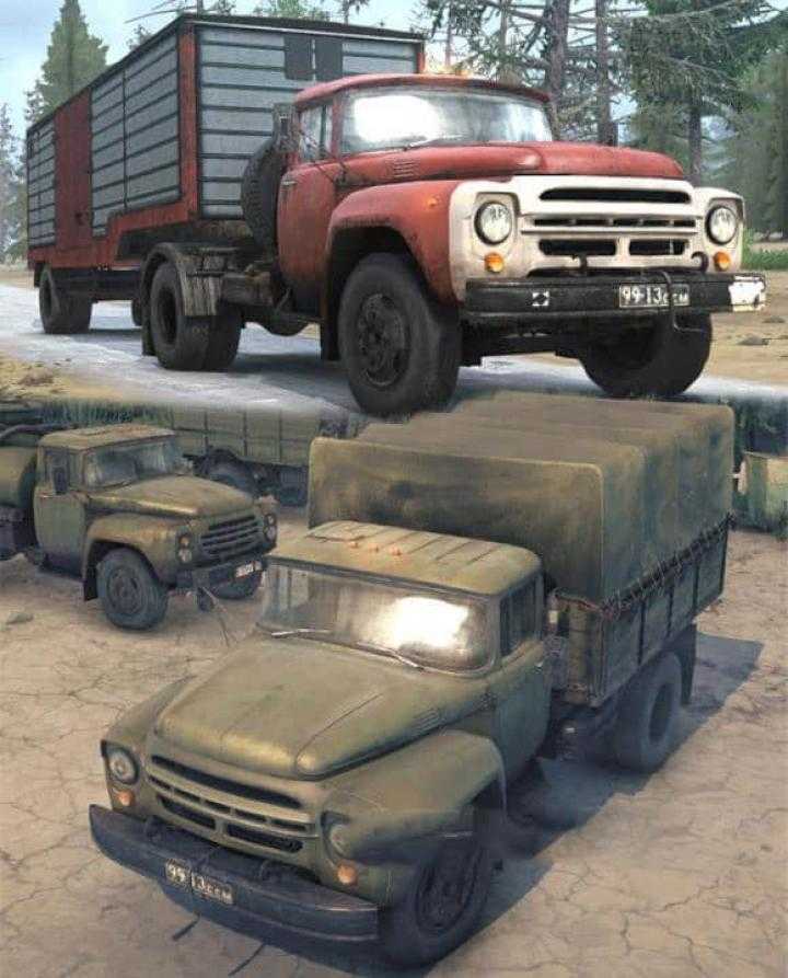 SpinTires Mudrunner – Zil-130 Retekstur V1.0