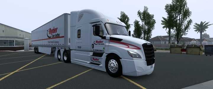 Cascadia And Scs Trailer Ryder Skin Combo ATS 1.46