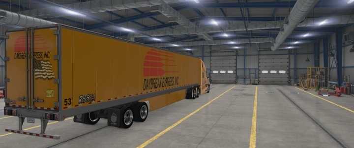Daybreak Skin For Cascadia And Scs Trailer 48-53 ATS 1.46