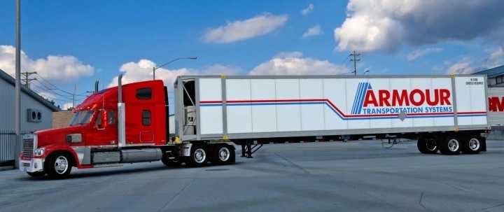 Pioneer Gooseneck W/Reefer Container Ownable ATS 1.46