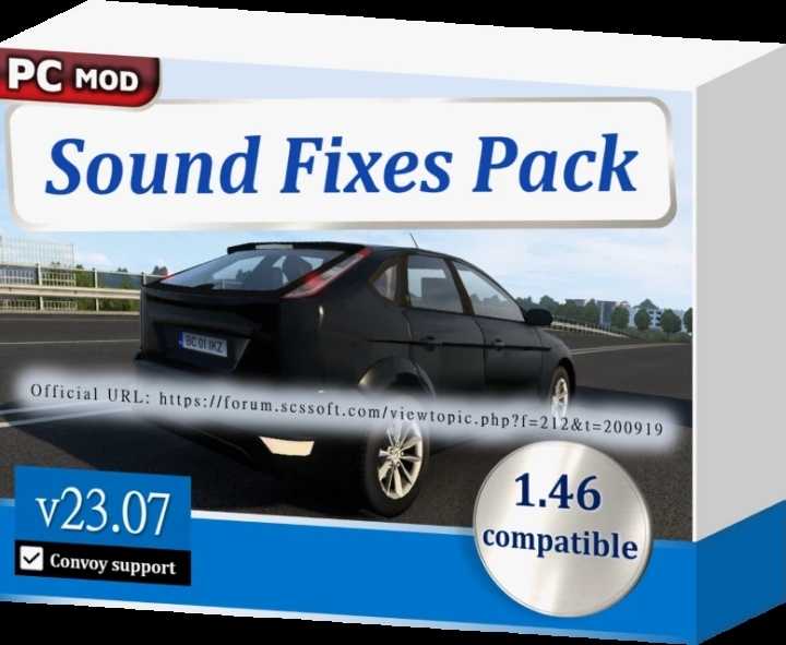 Sound Fixes Pack V23.07 ATS 1.46