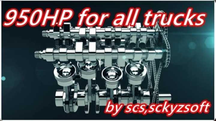 950Hp For All Trucks V1.0 ETS2 1.46