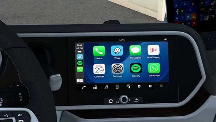 Apple Carplay For Daf 2021 V1.0.2 ETS2 1.46