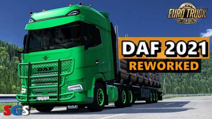 Daf 2021 Reworked Truck V0.6 ETS2 1.46