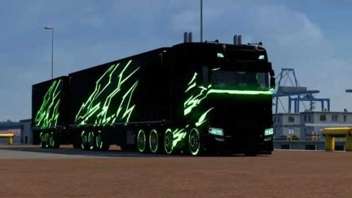 Glowing Trucks And Trailers V2.0 ETS2 1.46