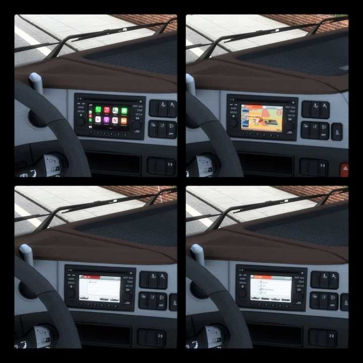 New Variants Of Multimedia/Gps Screens For Trucks V1.0 ETS2 1.46