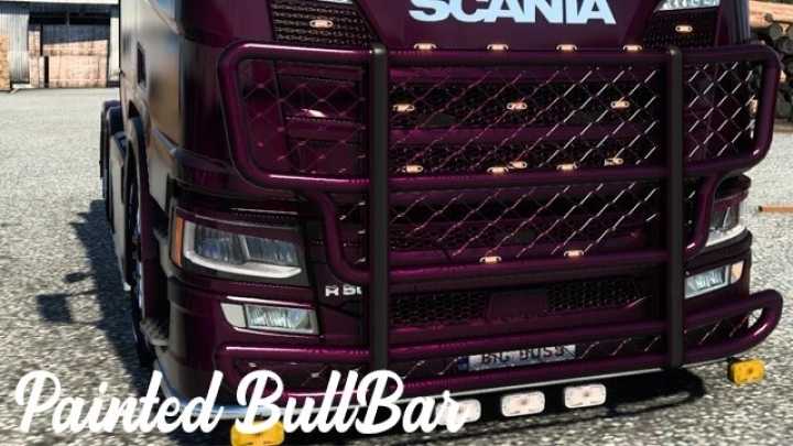 Painted Bull Bar ETS2 1.46