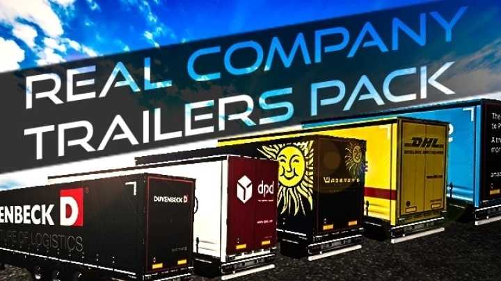 Real Company Trailers Pack ETS2 1.46