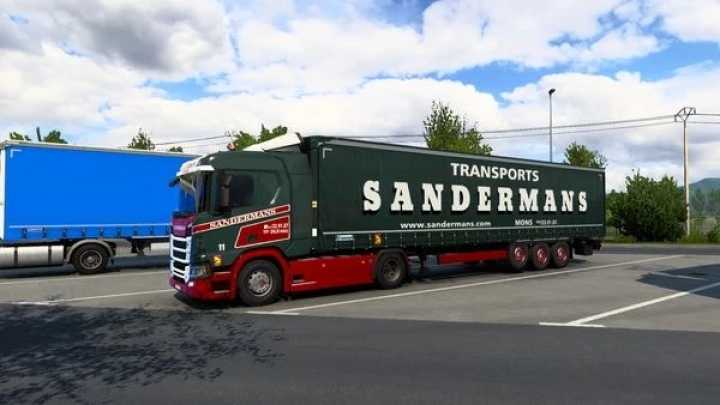 Sandermans Transports & Logistics (Be) V1.2 ETS2 1.46