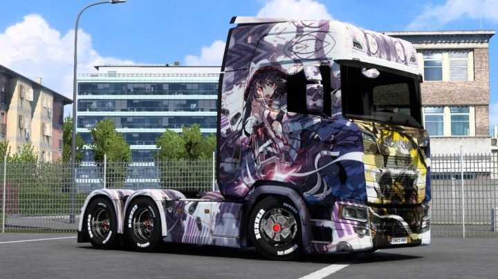 Scania Anime Character Skin ETS2 1.46