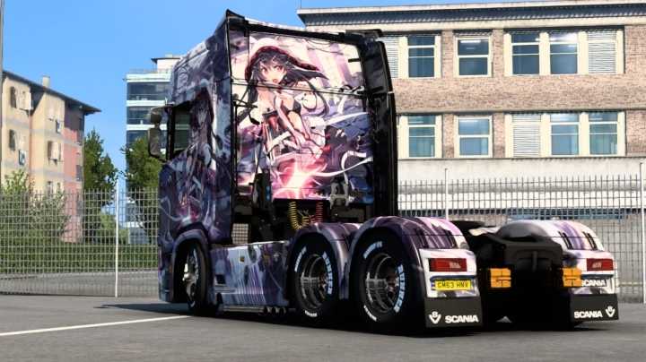 Scania Anime Character Skin ETS2 1.46