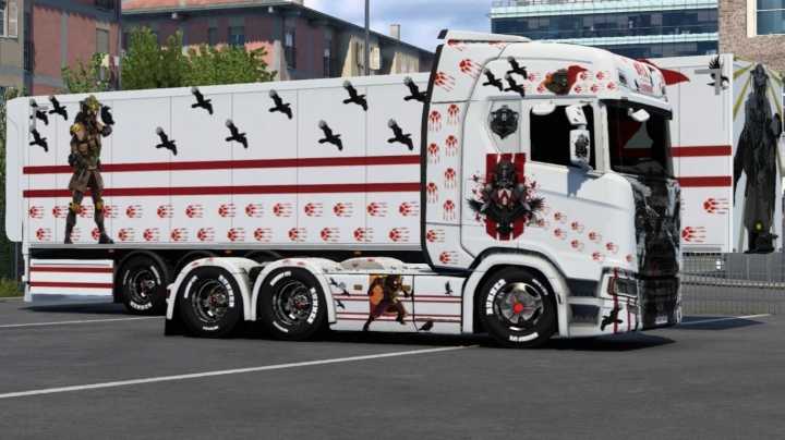 Scania Apex Legends Bloodhound Skin ETS2 1.46