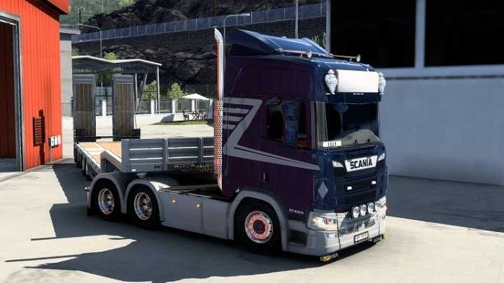 Scania R Ex Leif Egil Transport Mjolner Skin ETS2 1.46