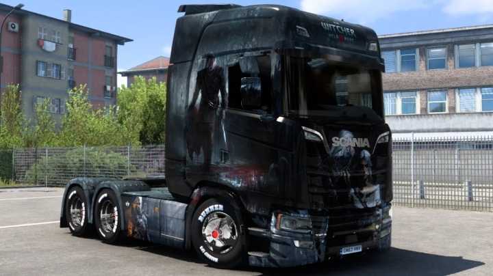 Scania The Witcher 3: Wild Hunt Skin ETS2 1.46