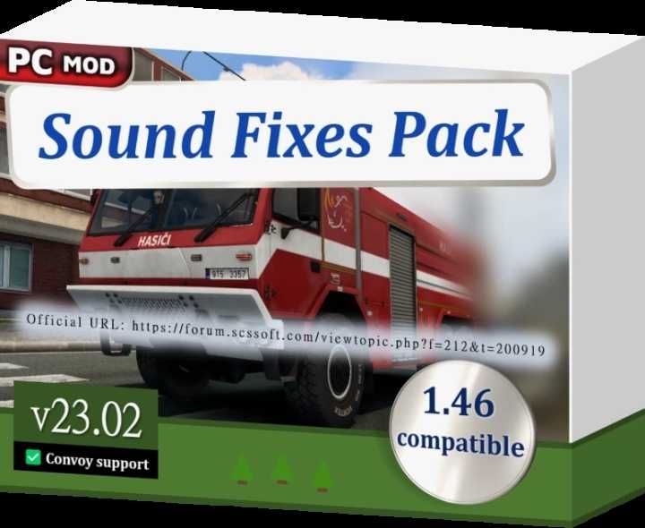 Sound Fixes Pack V23.02 ETS2 1.46