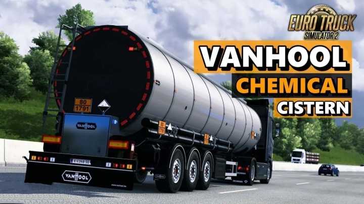 Vanhool Chemical Trailer ETS2 1.46