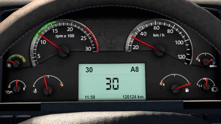 Volvo Fh Classic (Fh16 2009) Dashboard V1.5 ETS2 1.46