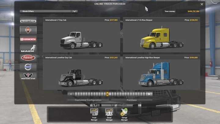 All Scs Trucks In The Mod Dealer V1.6 ATS 1.46