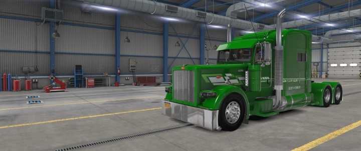 Dark Green Skin For Ruda Glider 72 Cab ATS 1.46