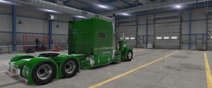 Dark Green Skin For Ruda Glider 72 Cab ATS 1.46