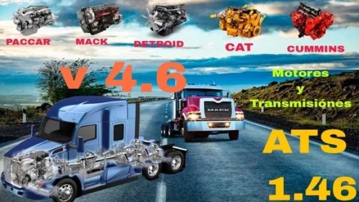 Engines And Transmissions Pack V4.6 ATS 1.46