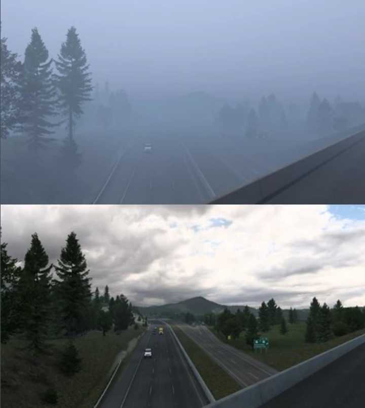 Overcast Addon For Scs Weather V1.1 ATS 1.46