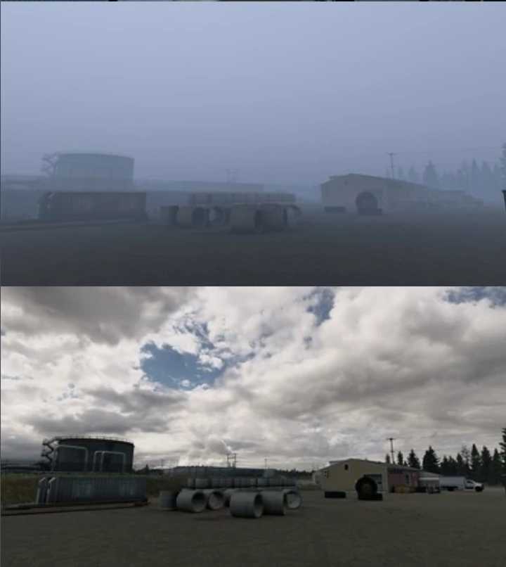 Overcast Addon For Scs Weather V1.1 ATS 1.46