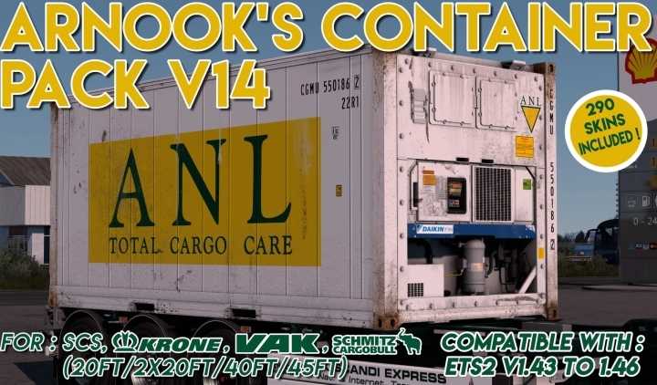 Arnooks Container Pack V14 ETS2 1.46